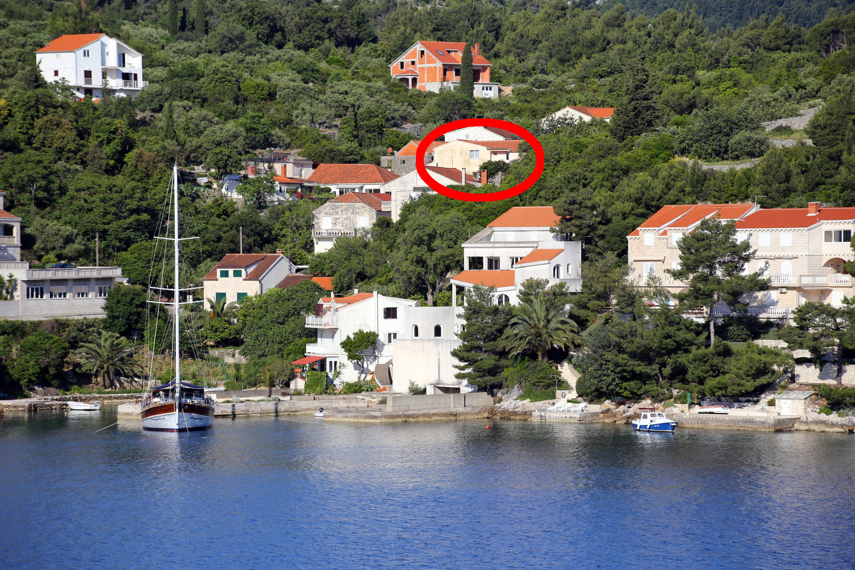 Enosobni apartma Z balkonom Račišće, Korčula  A-a