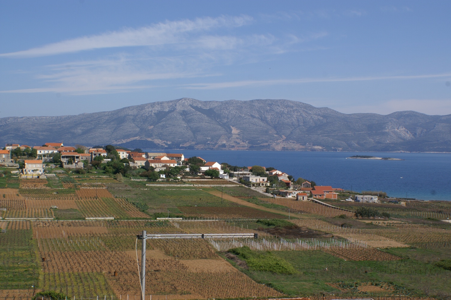 Two bedroom apartment with terrace and sea view Lumbarda, Korčula  A-a