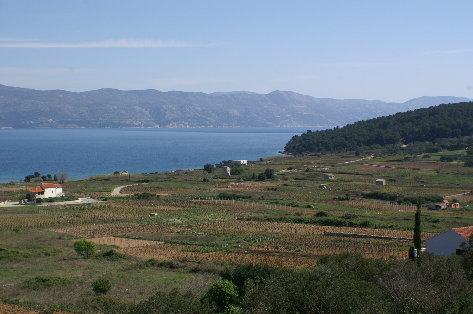 Two bedroom apartment with terrace and sea view Lumbarda, Korčula  A-a