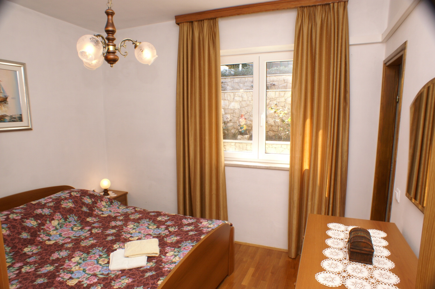 Two bedroom apartment with terrace and sea view Lumbarda, Korčula  A-a