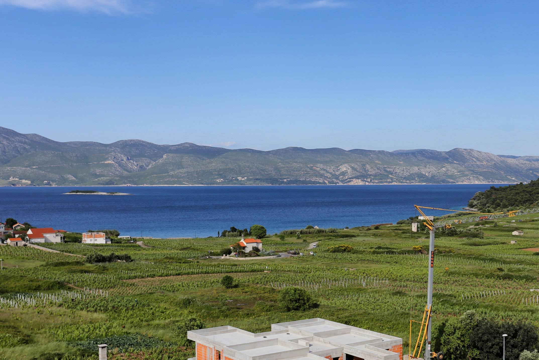 Two bedroom apartment with terrace and sea view Lumbarda, Korčula  A-a
