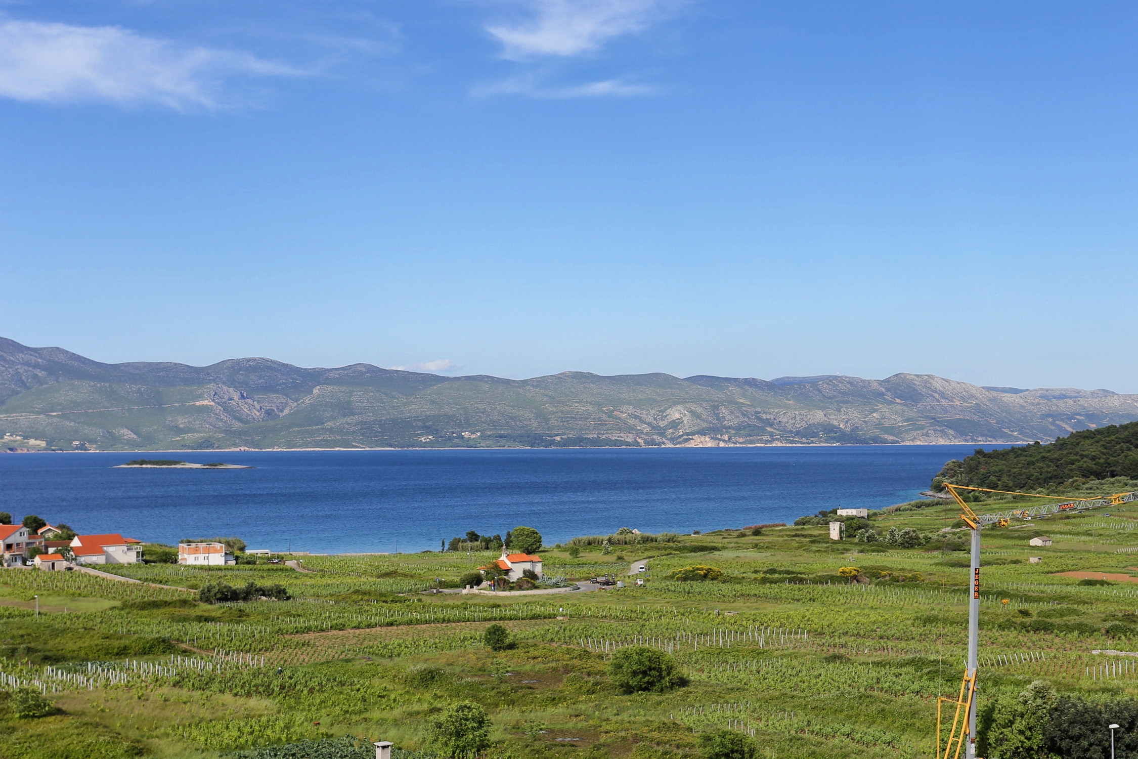Two bedroom apartment with terrace and sea view Lumbarda, Korčula  A-b