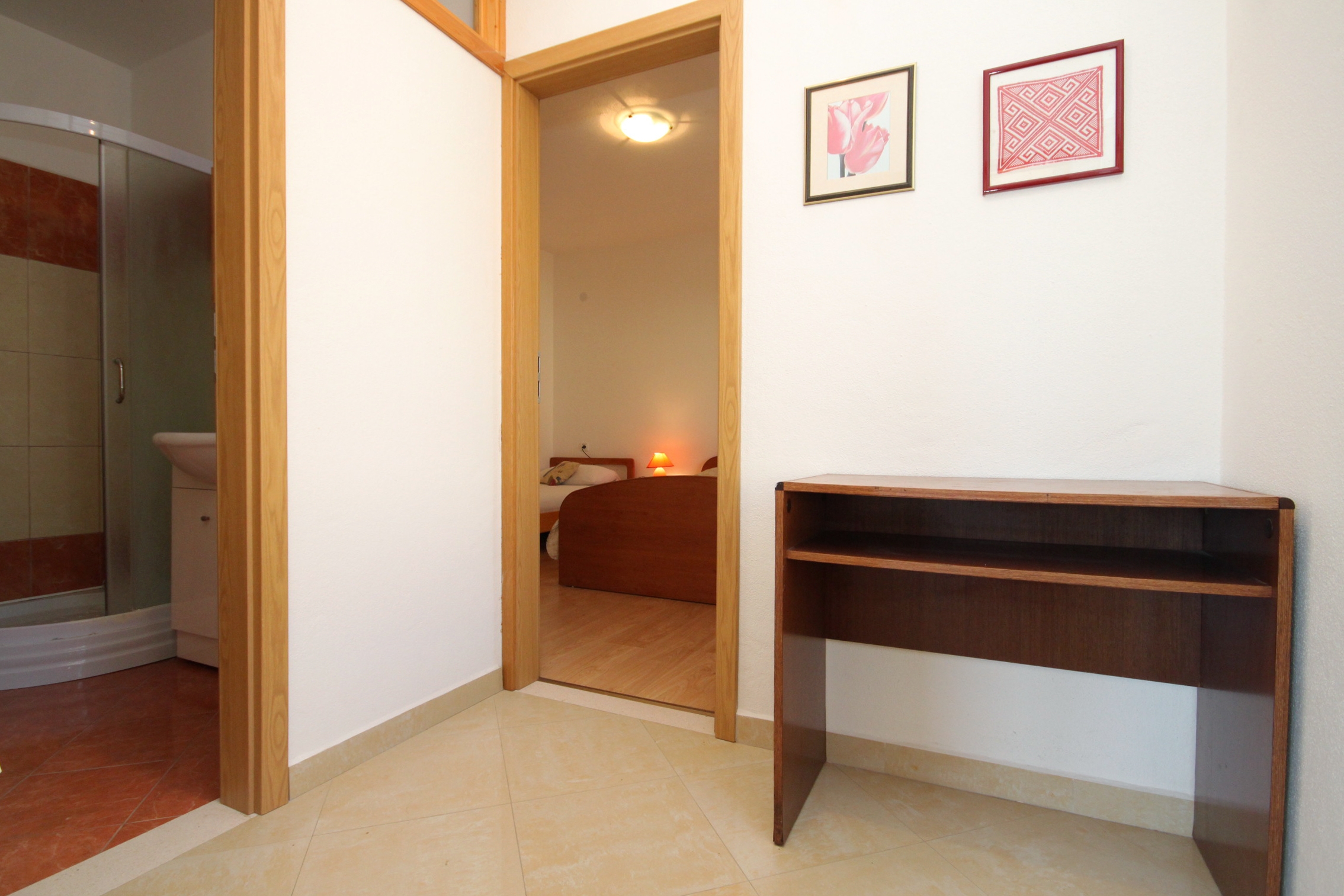 Two bedroom apartment with terrace and sea view Lumbarda, Korčula  A-a