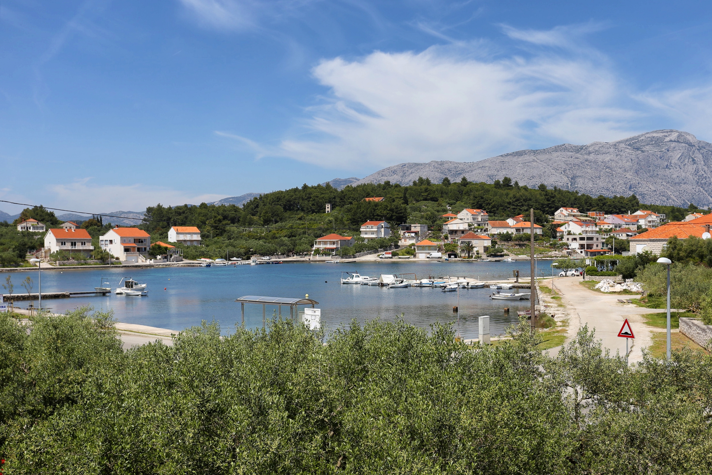 One bedroom apartment with terrace and sea view Lumbarda, Korčula  A-a