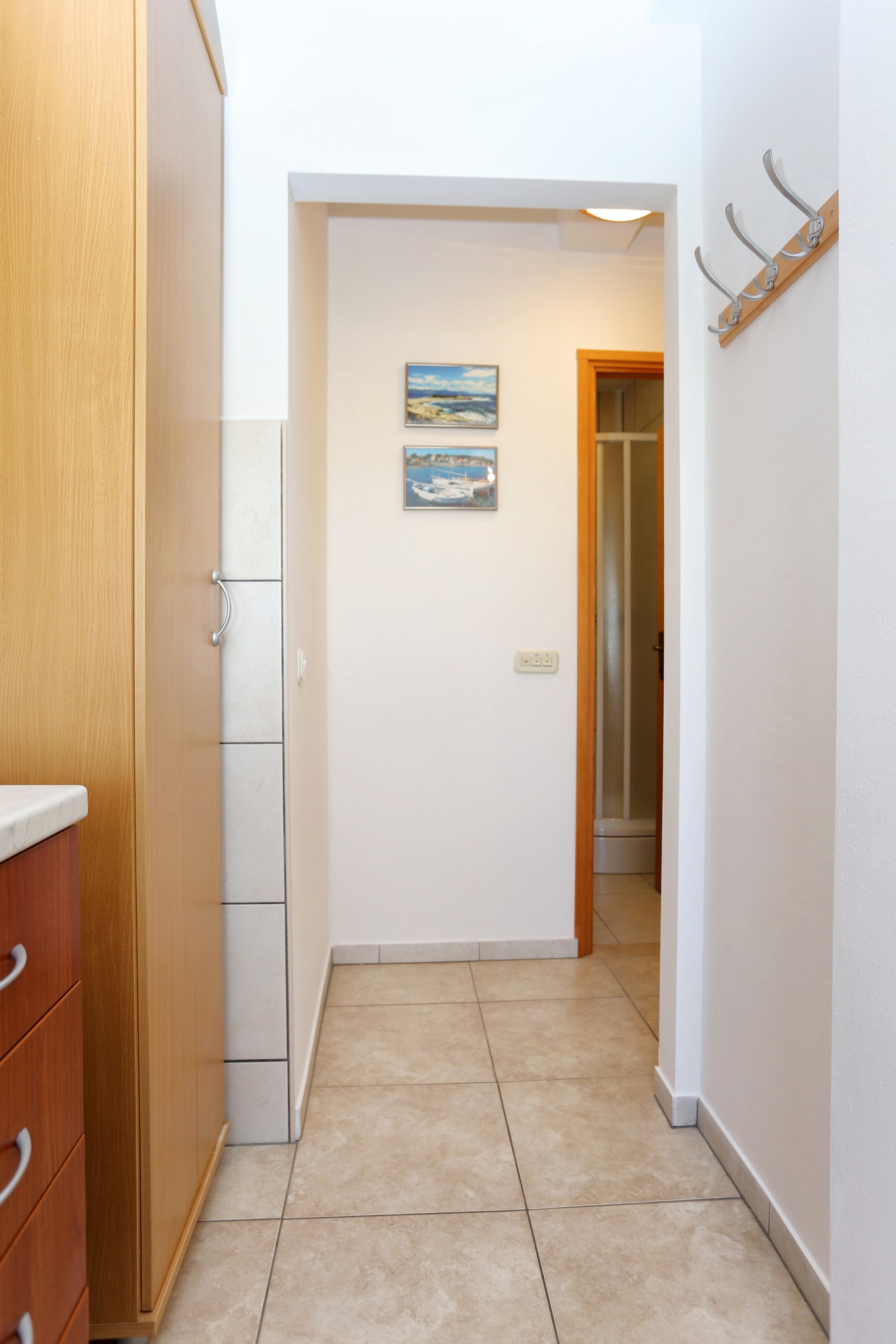 One bedroom apartment with terrace and sea view Lumbarda, Korčula  A-b