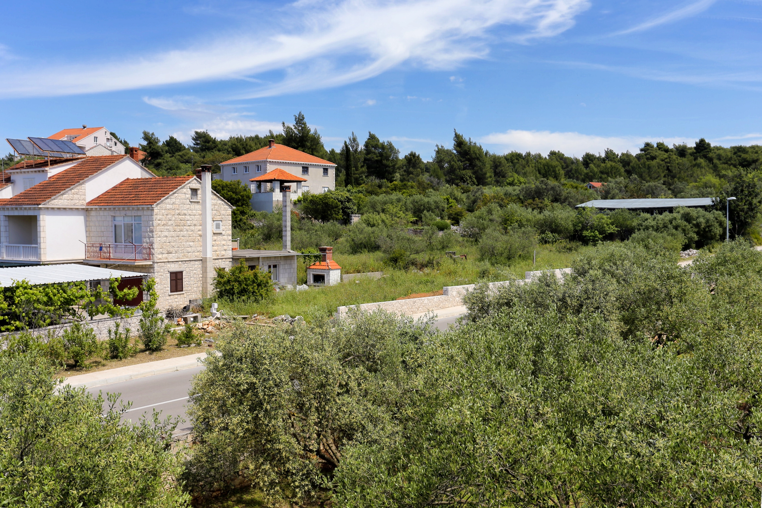 Two bedroom apartment with terrace and sea view Lumbarda, Korčula  A-e