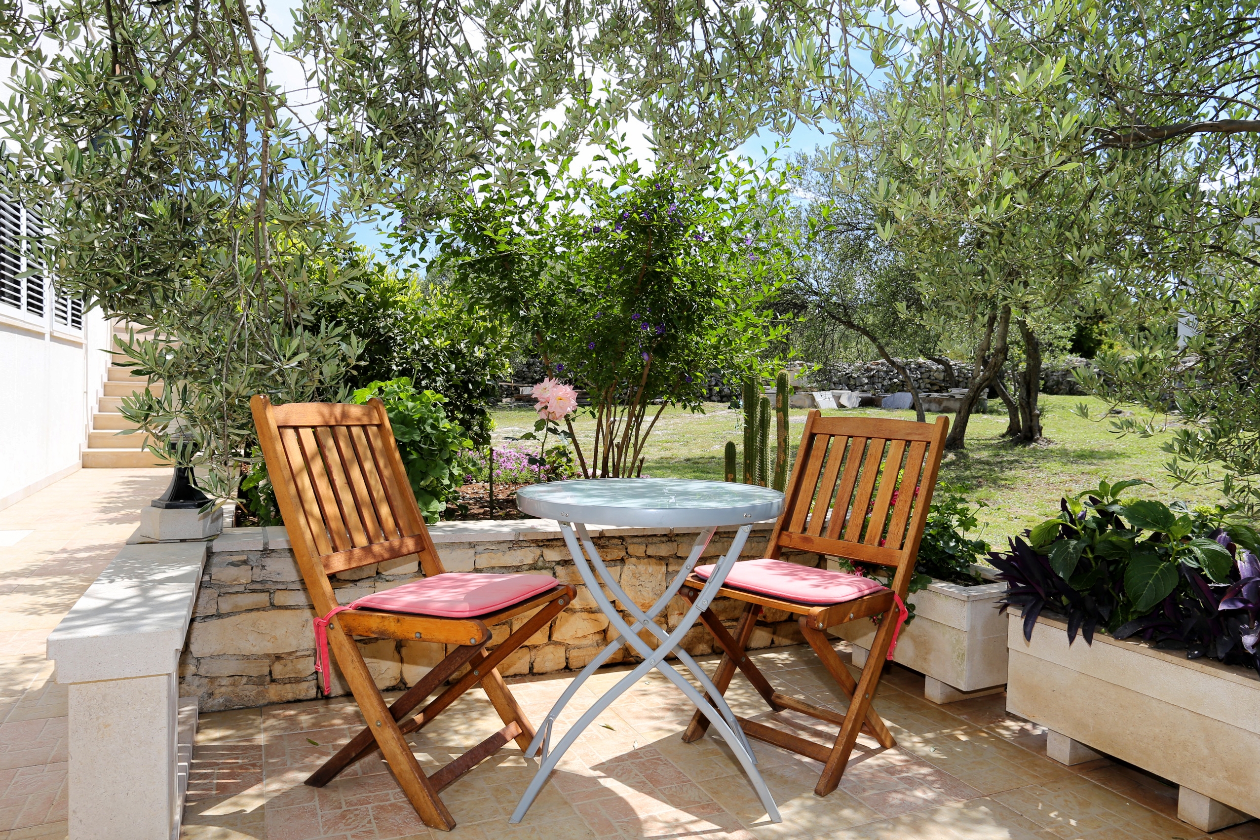 Studio flat with terrace Lumbarda, Korčula (AS-4393-a)