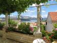 Shared terrace - view Lumbarda, Shared terrace - view in the studio-apartment, dopusteni kucni ljubimci i WIFI.