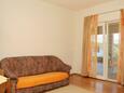 Obývací pokoj Korčula, Obývací pokoj v ubytování typu apartment, s klimatizací, domácí mazlíčci povoleni a WiFi.