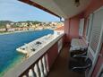 Sali, Balcon dans l’hébergement en type apartment, avec la vue sur la mer et WiFi.