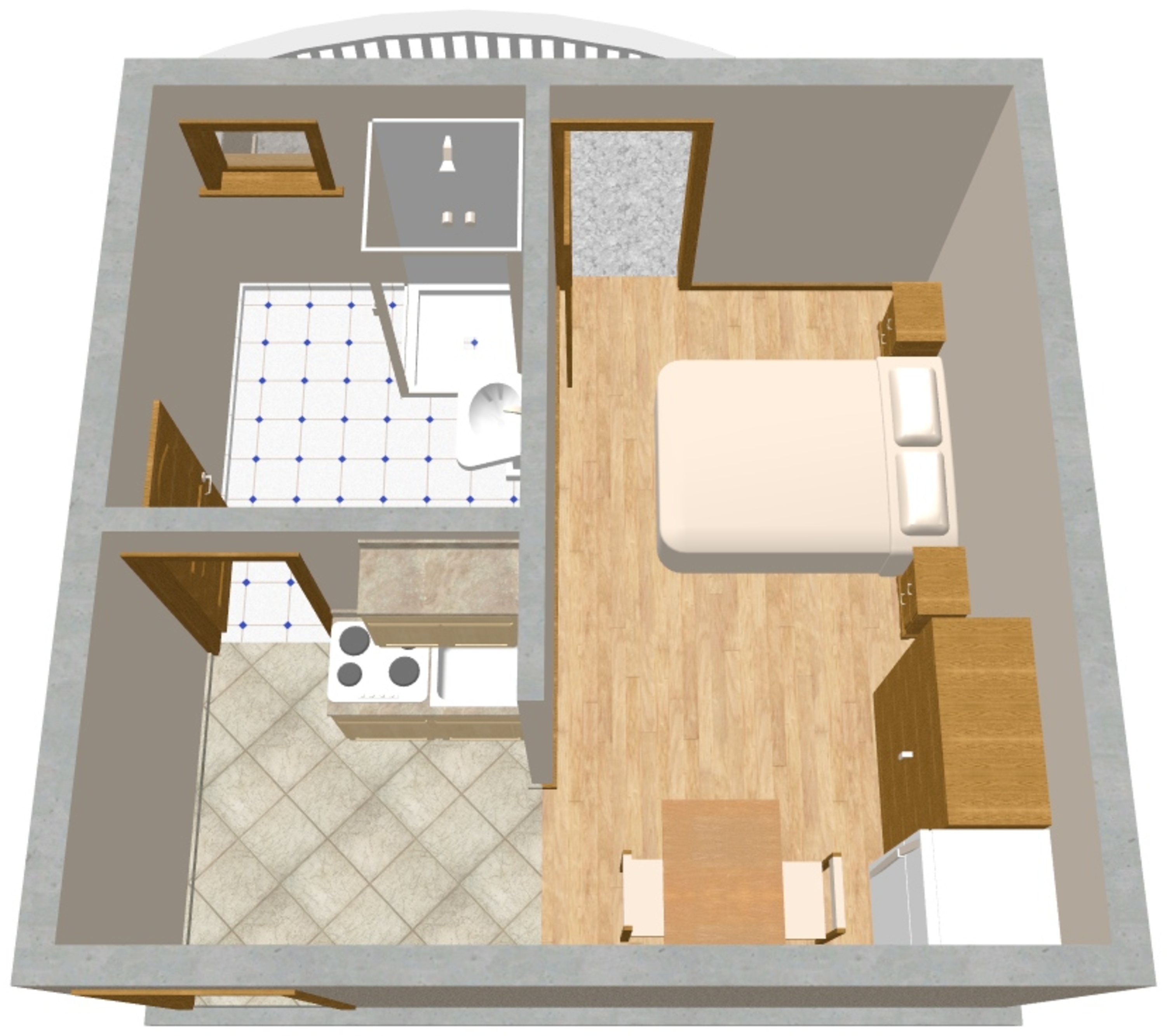 Studio flat with balcony and sea view Sali, Dugi otok  AS-a