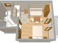 Sali, План в размещении типа studio-apartment, WiFi.