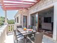 Tri Žala, Терраса 1 в размещении типа apartment, с видом на море и WiFi.