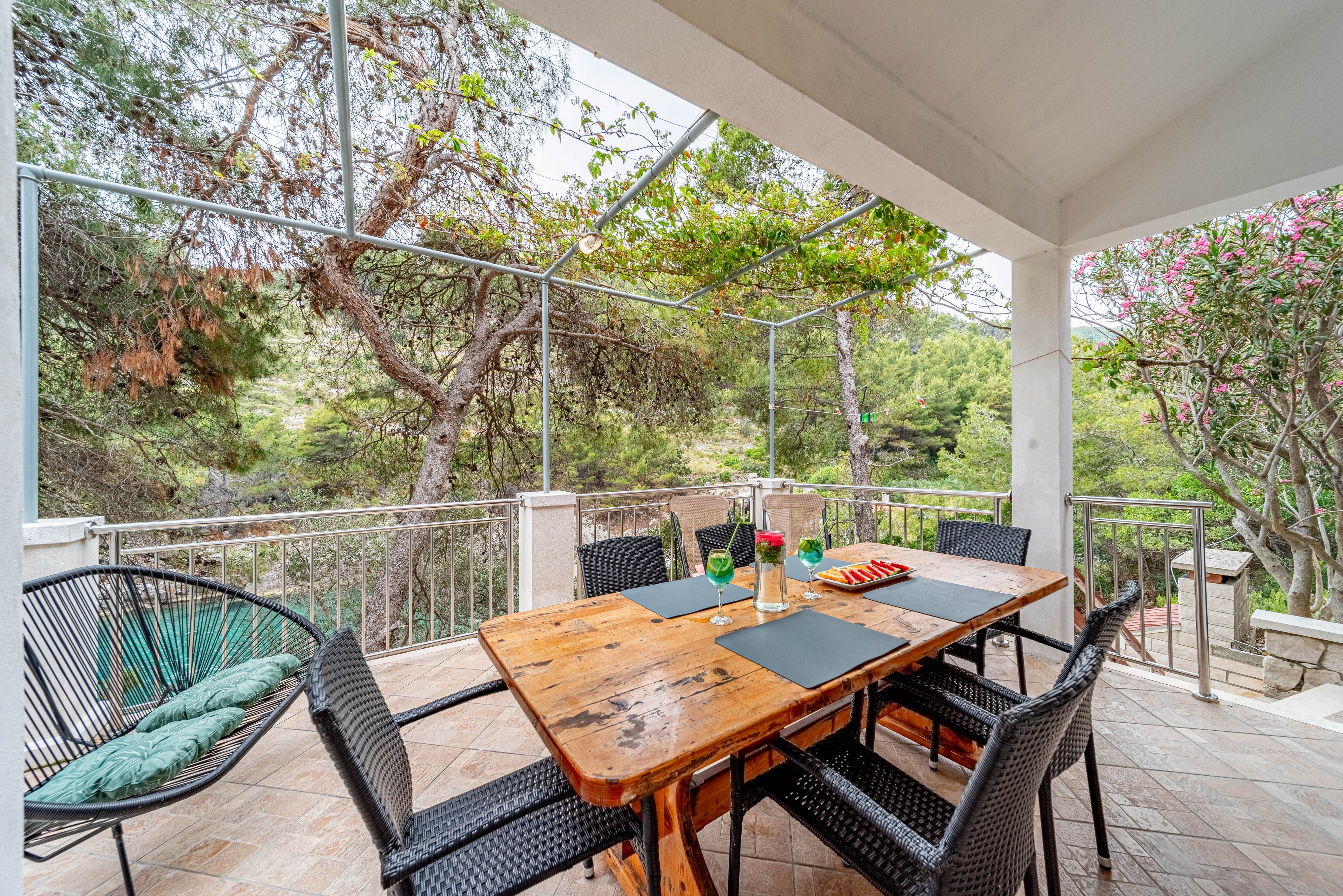 Two bedroom apartment near beach Cove Bratinja Luka, Korčula  A-a