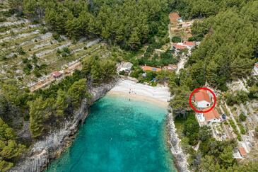 Property Bratinja Luka, Korčula, Property 4434 - Apartments near sea with pebble beach.