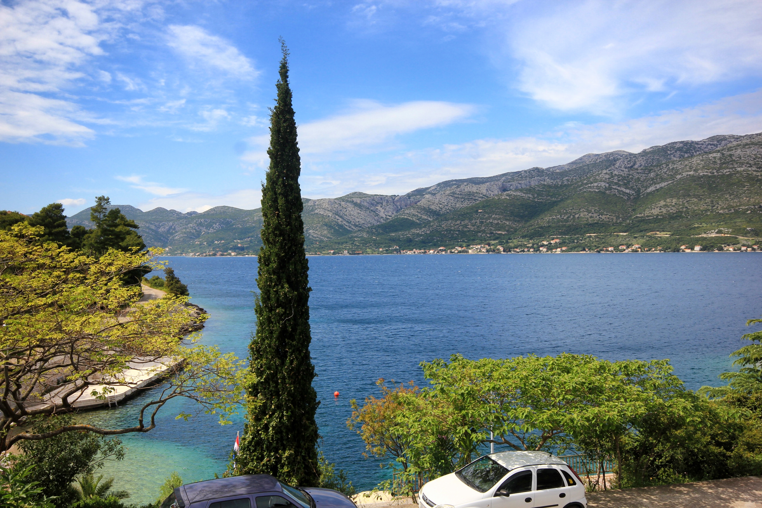 One bedroom apartment with terrace and sea view Medvinjak, Korčula  A-a
