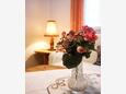 Lumbarda, Living room in the apartment, air condition available, (pet friendly) and WiFi.