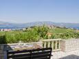 Shared terrace Lumbarda, Shared terrace in the studio-apartment, with a sea view and WiFi.