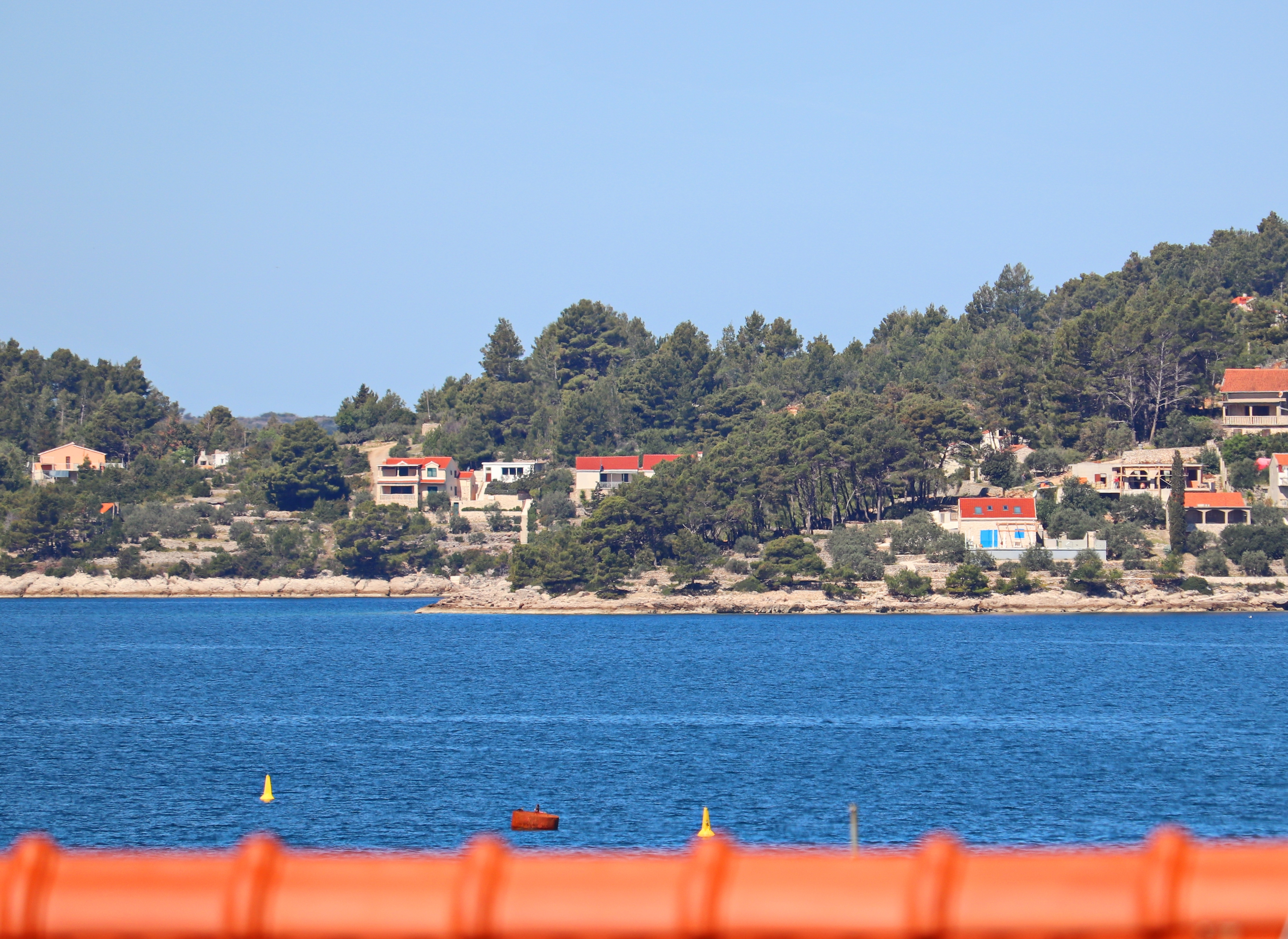 Two bedroom apartment with terrace and sea view Vela Luka, Korčula  A-c