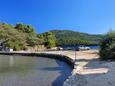 Gradina, Korčula, Parking 4457 - Maison vacances à proximité de la mer avec une plage rocheuse.