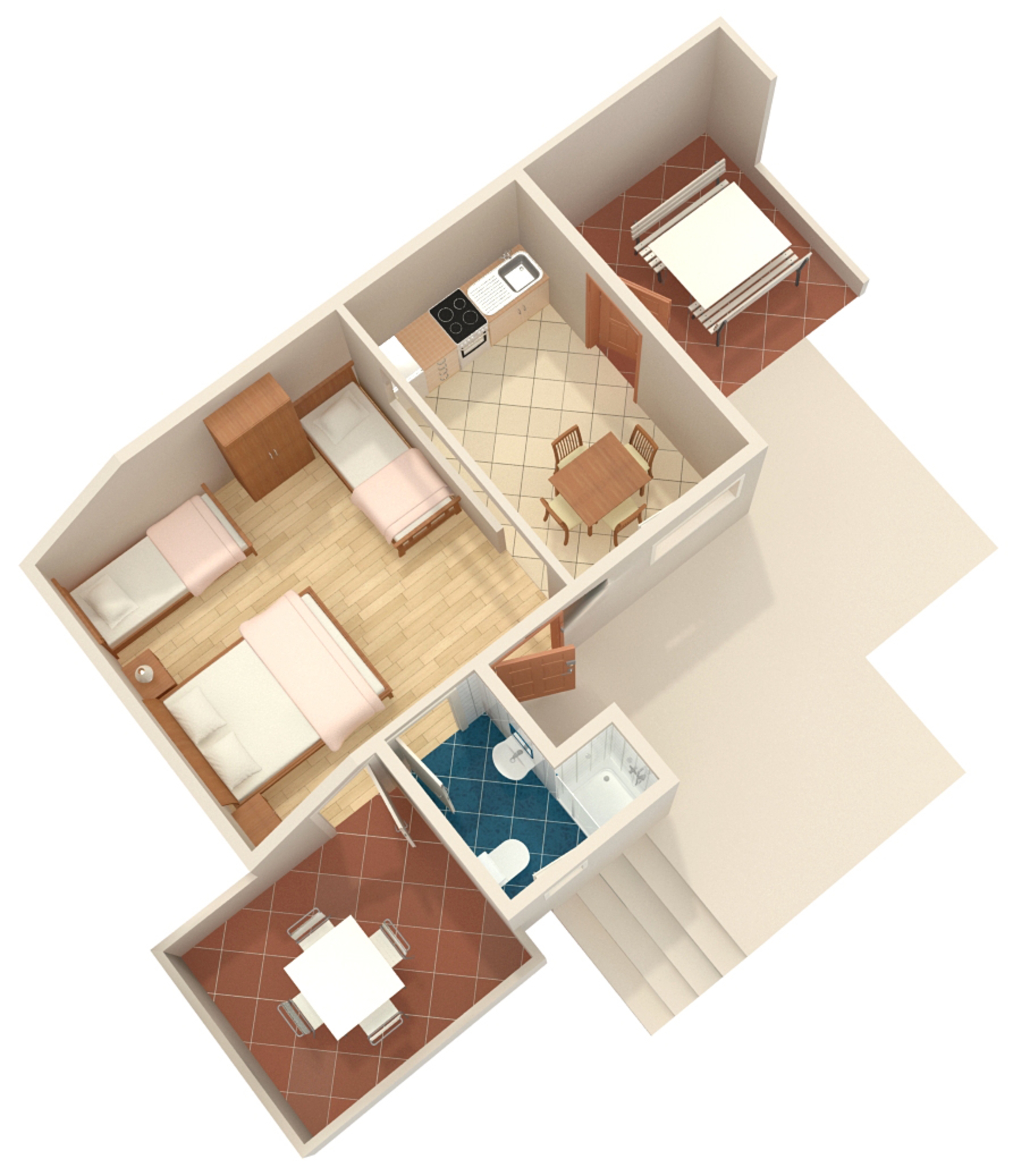 Three bedroom house near beach Cove Gradina, Korčula  K