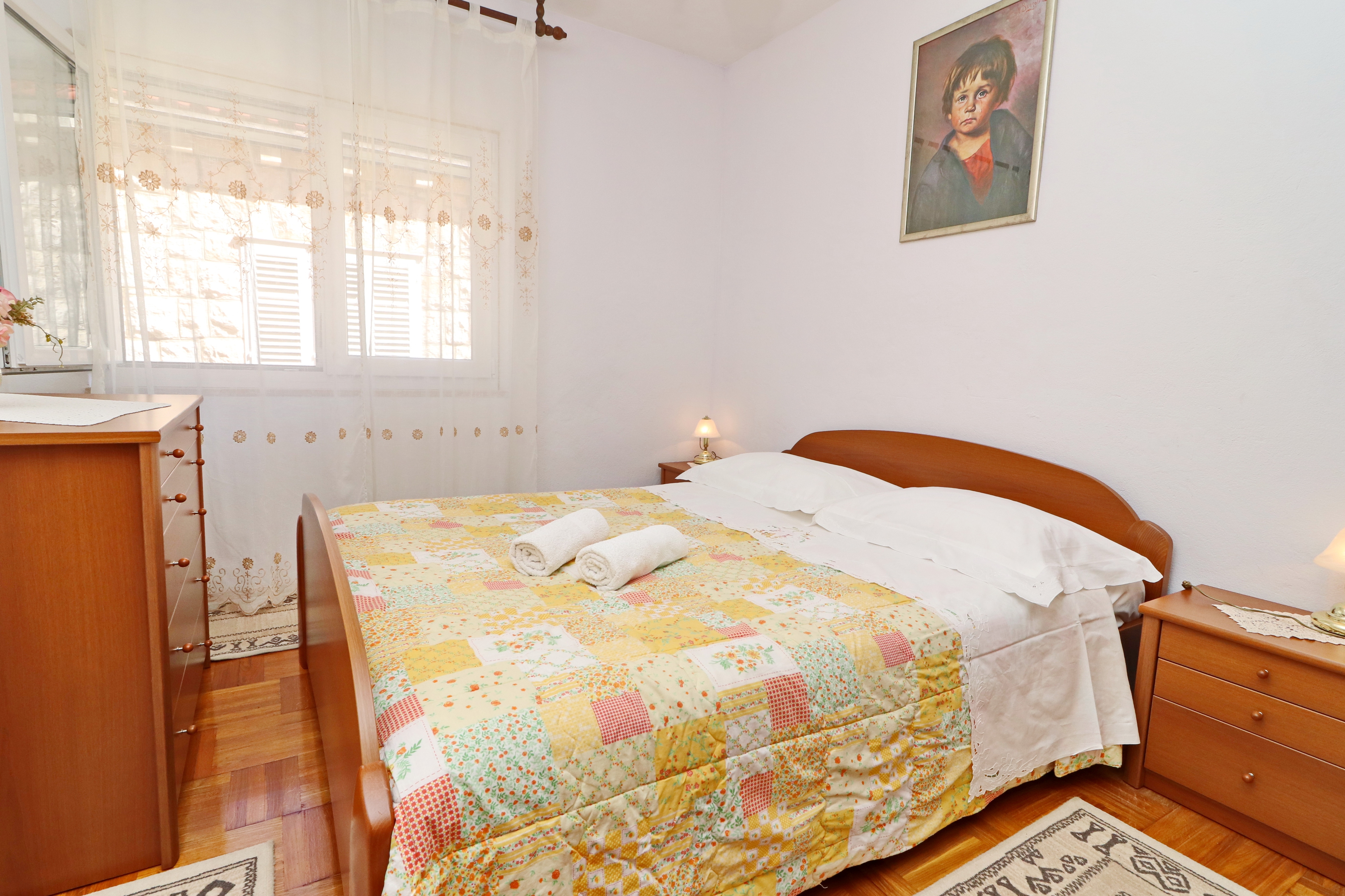 Three bedroom apartment near beach Brna, Korčula  A-a