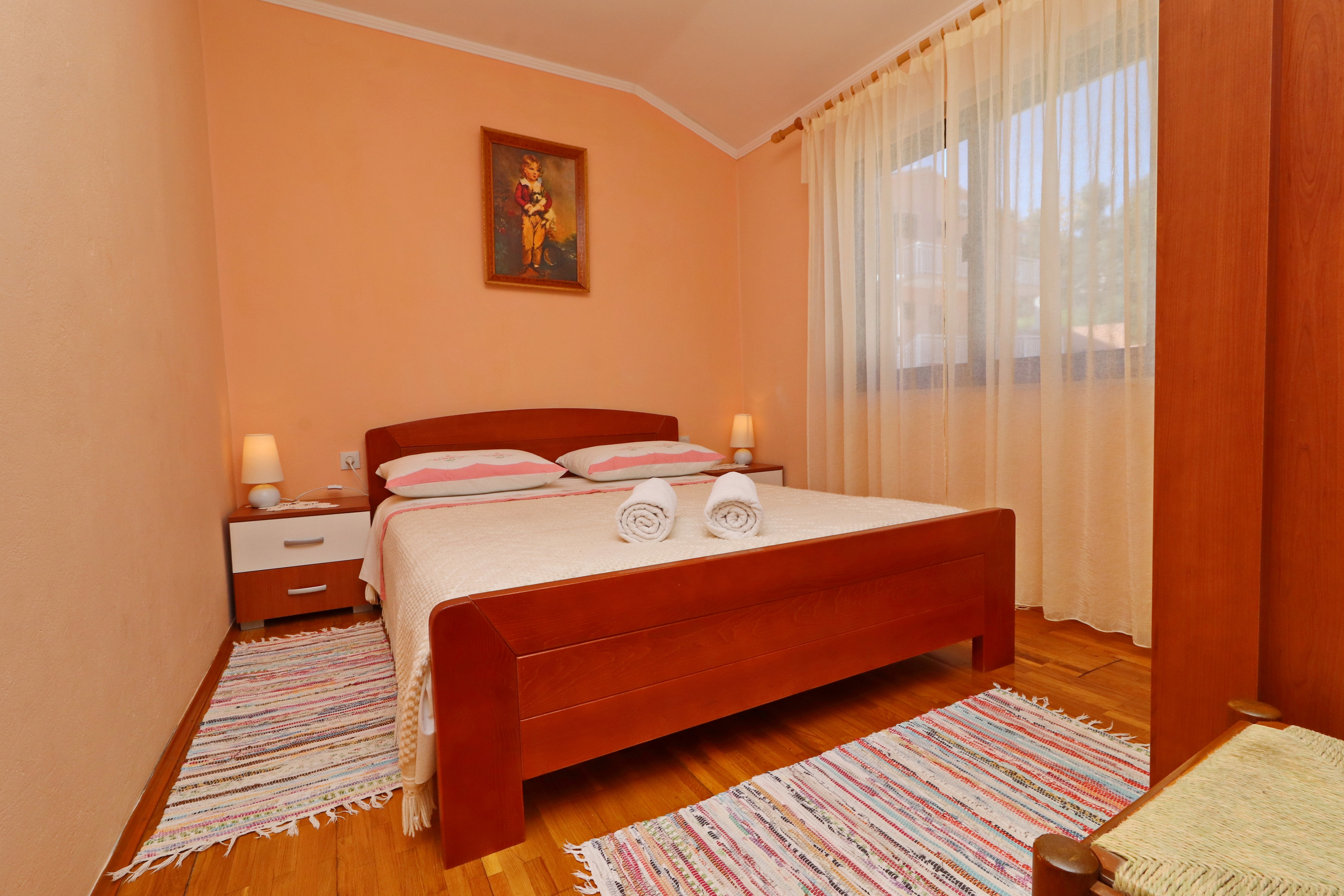 Three bedroom apartment near beach Brna, Korčula  A-b