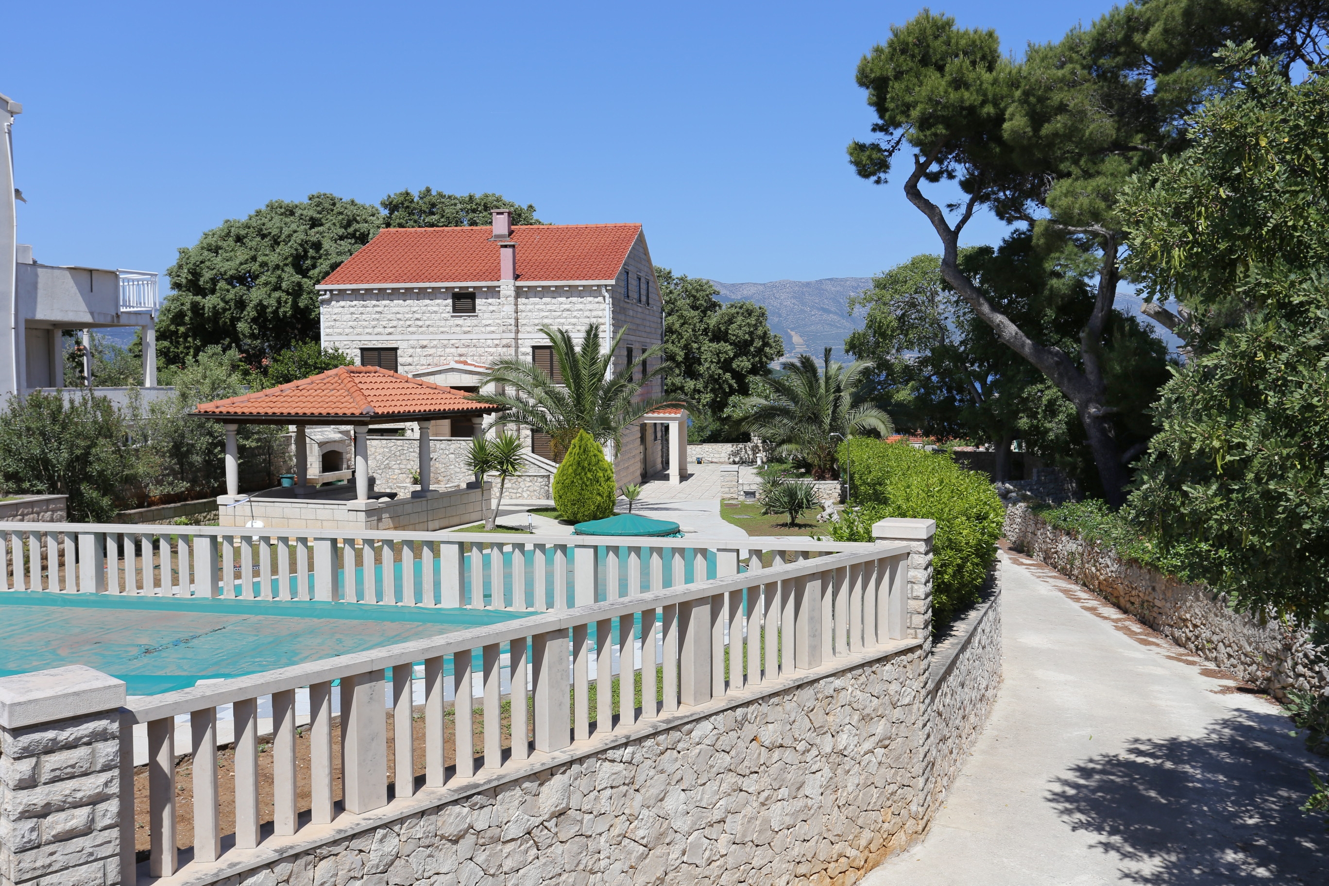 One bedroom apartment with balcony and sea view Lumbarda, Korčula  A-a