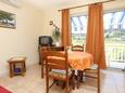 Sala da pranzo Lumbarda, Sala da pranzo nell'alloggi del tipo apartment, condizionatore disponibile.