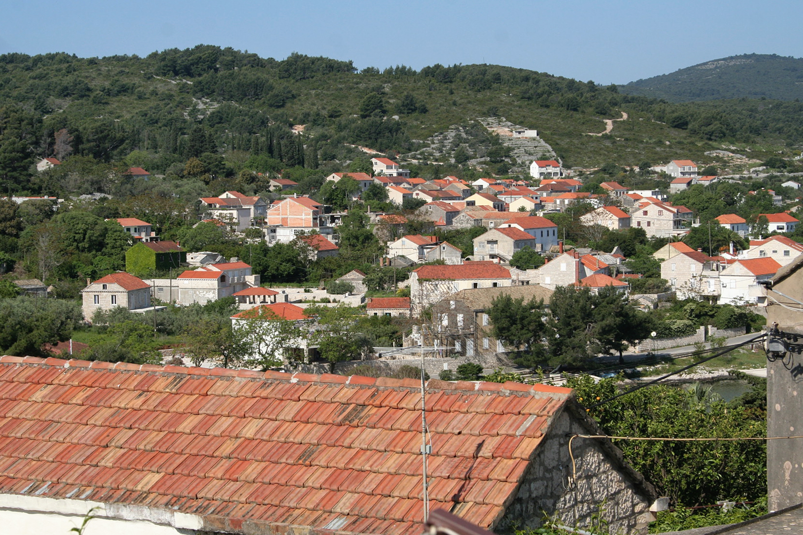 Two bedroom apartment with terrace Lumbarda, Korčula  A-a