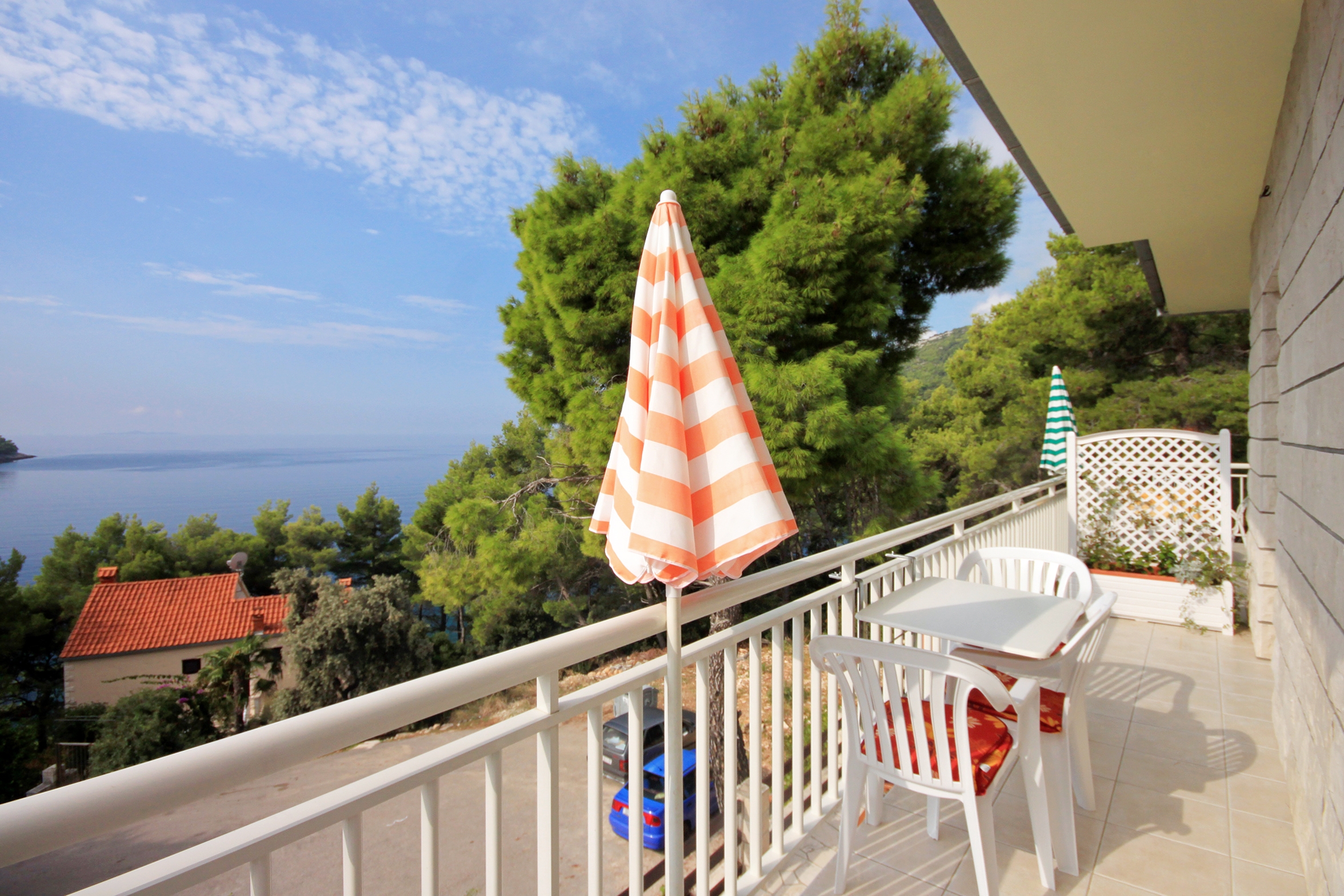 One bedroom apartment near beach Brna, Korčula (A-4478-b)