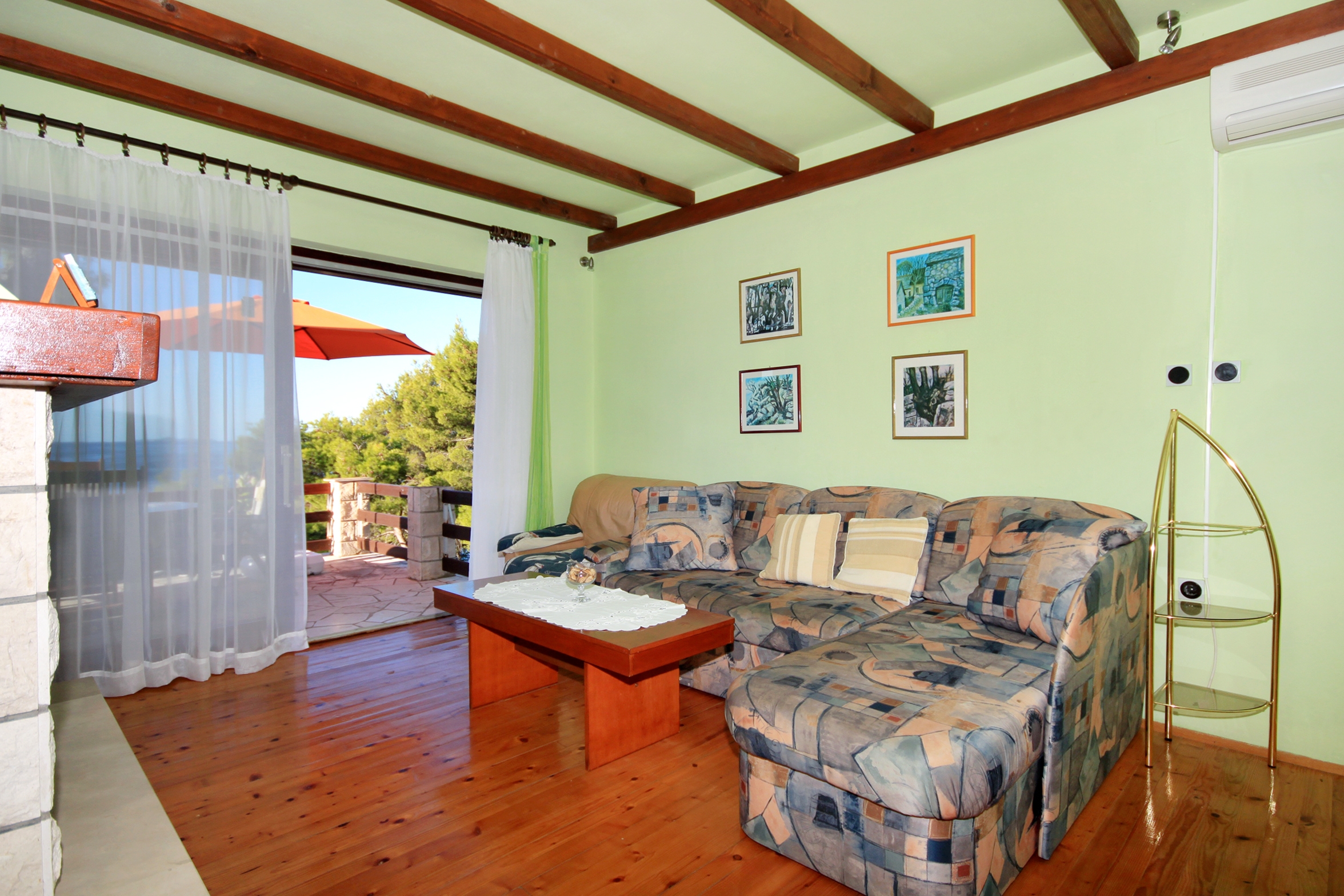 Two bedroom apartment near beach Brna, Korčula (A-4478-c)