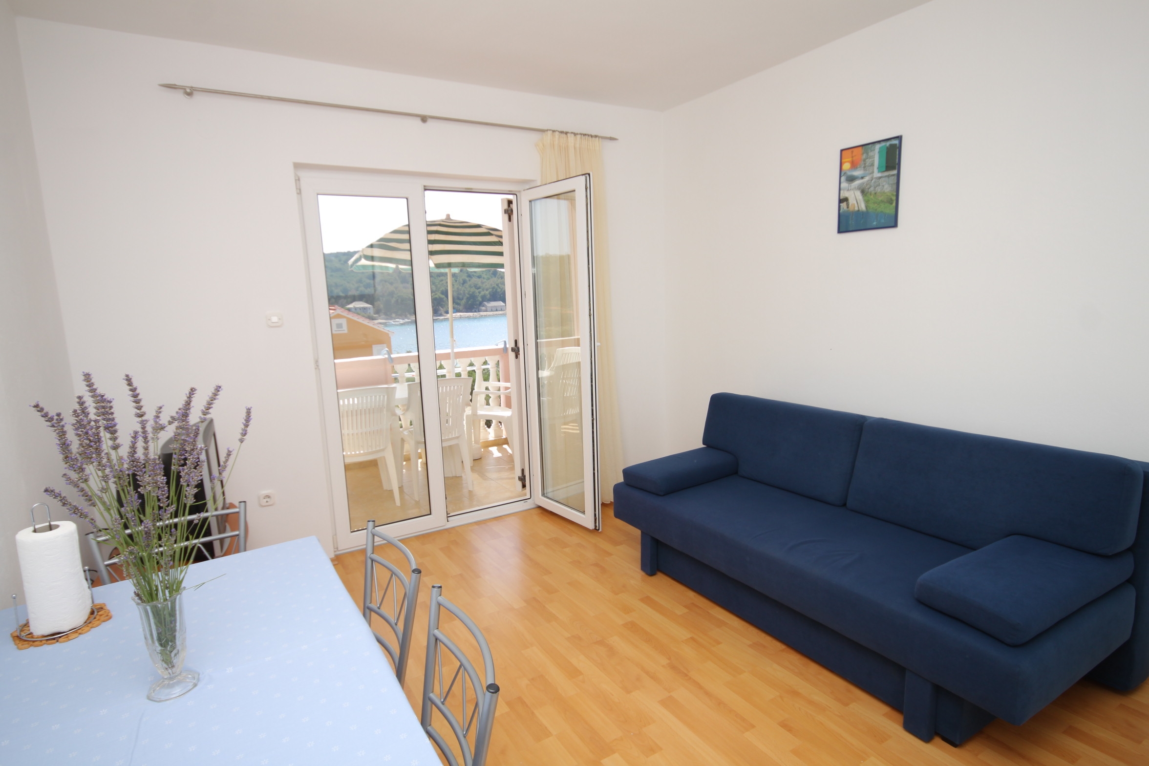One bedroom apartment with terrace and sea view Cove Soline, Dugi otok (A-448-d)