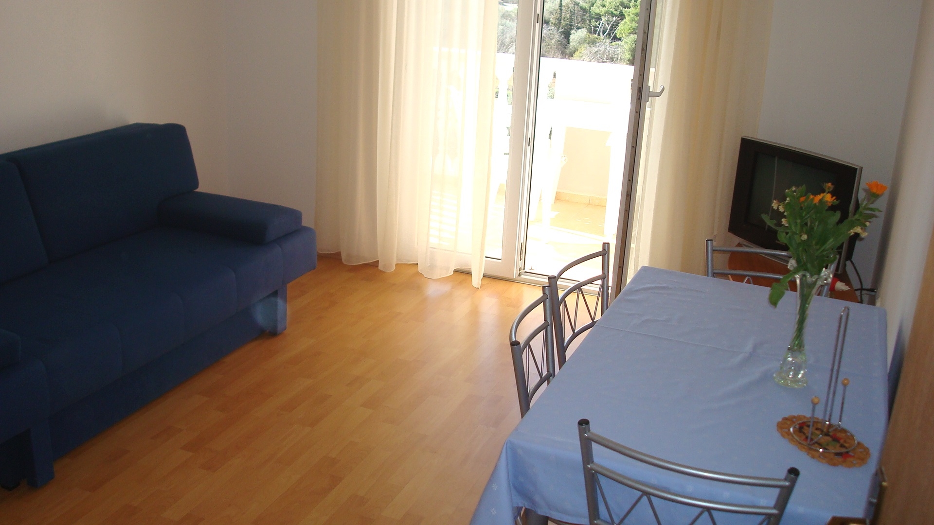 One bedroom apartment with terrace and sea view Cove Soline, Dugi otok (A-448-f)