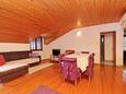 Dining room Prižba, Dining room in the apartment, air condition available, (pet friendly) and WiFi.