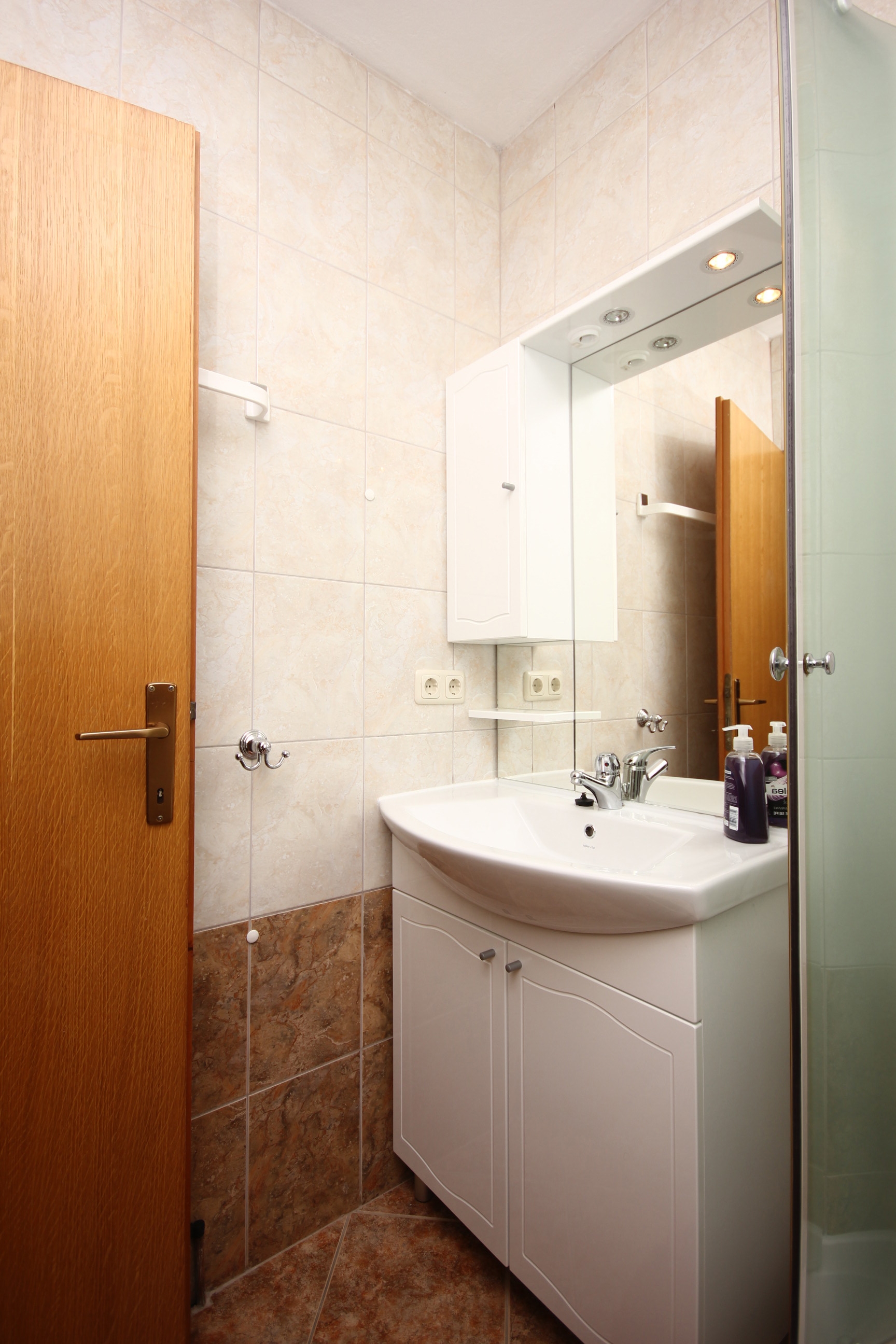 One bedroom apartment with terrace and sea view Orebić, Pelješac  A-a
