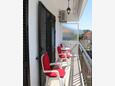 Orebić, Balkon in the apartment, with a sea view en WiFi.