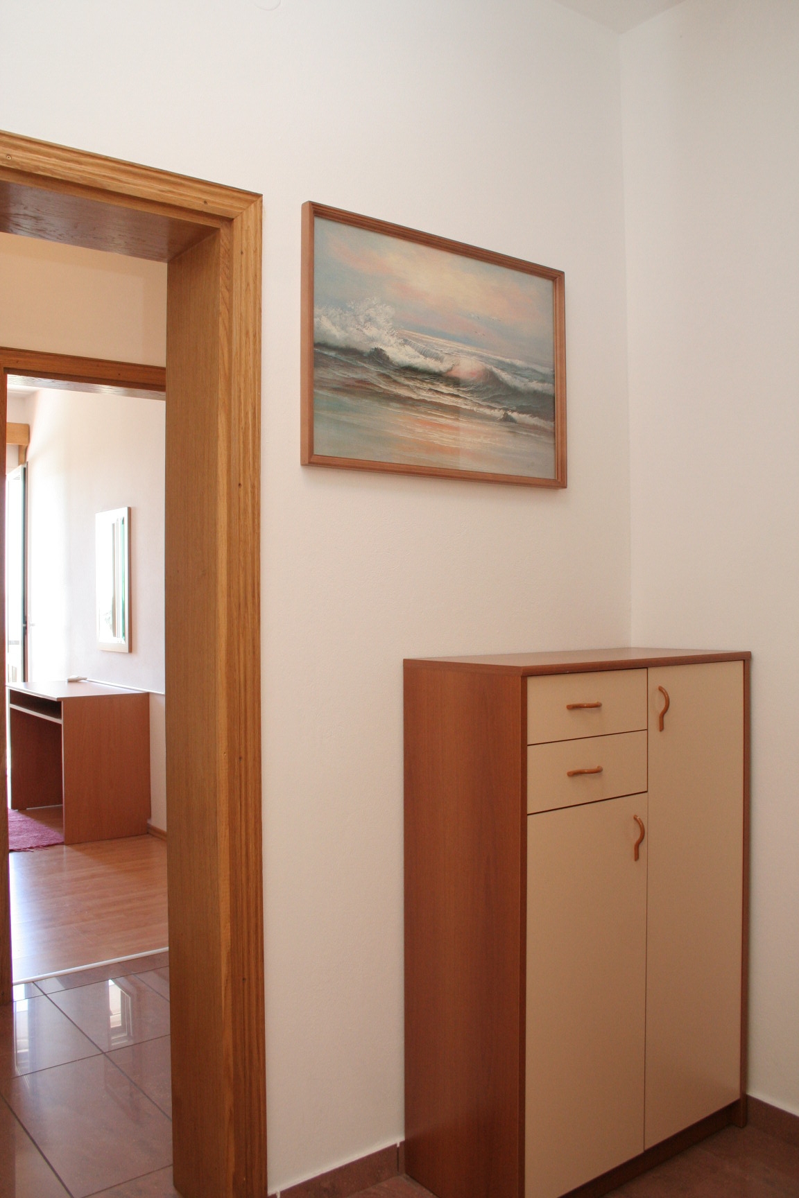 One bedroom apartment with balcony and sea view Orebić, Pelješac  A-b