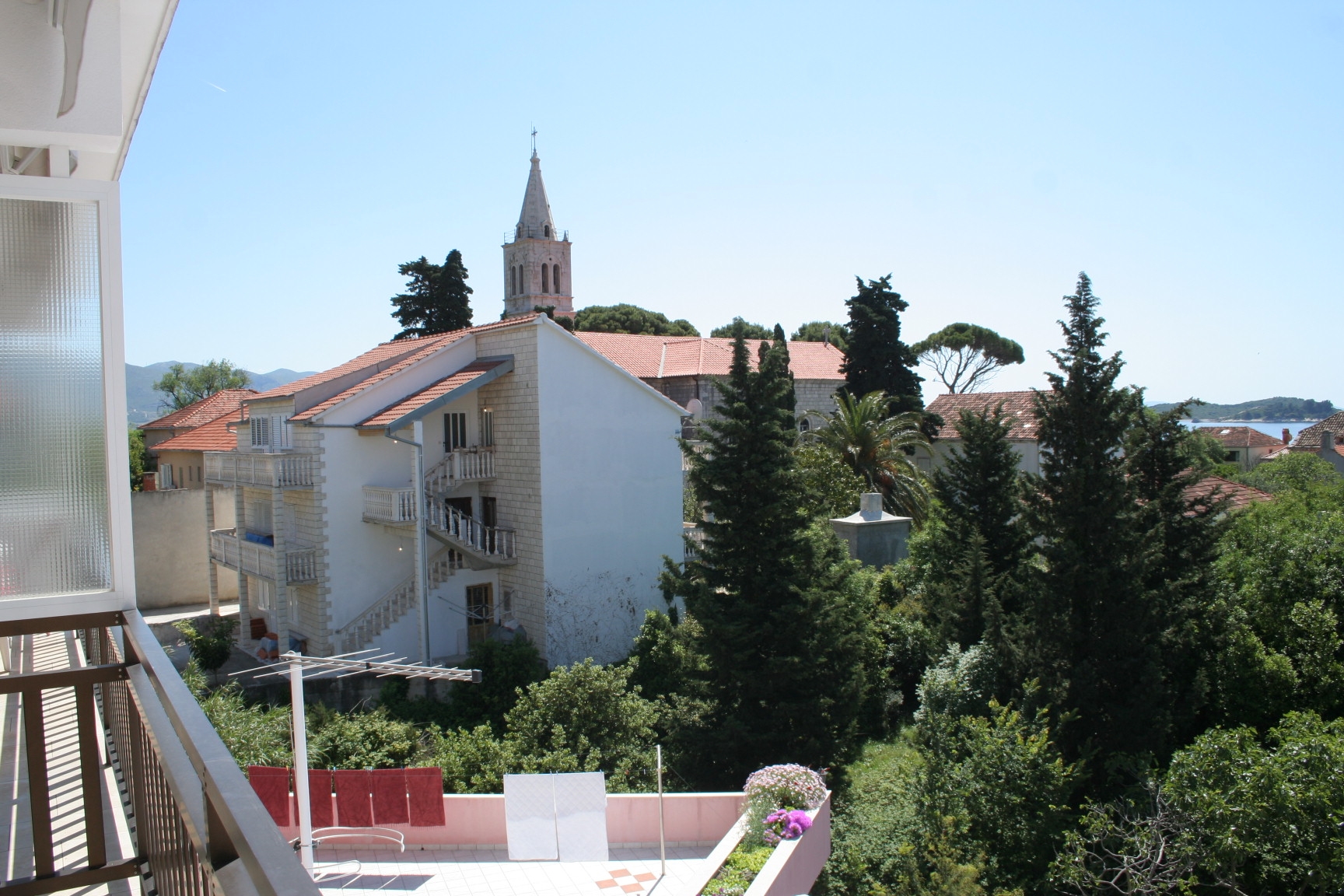 One bedroom apartment with balcony and sea view Orebić, Pelješac  A-d