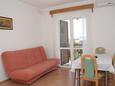 Orebić, Comedor in the apartment, air condition available y WiFi.