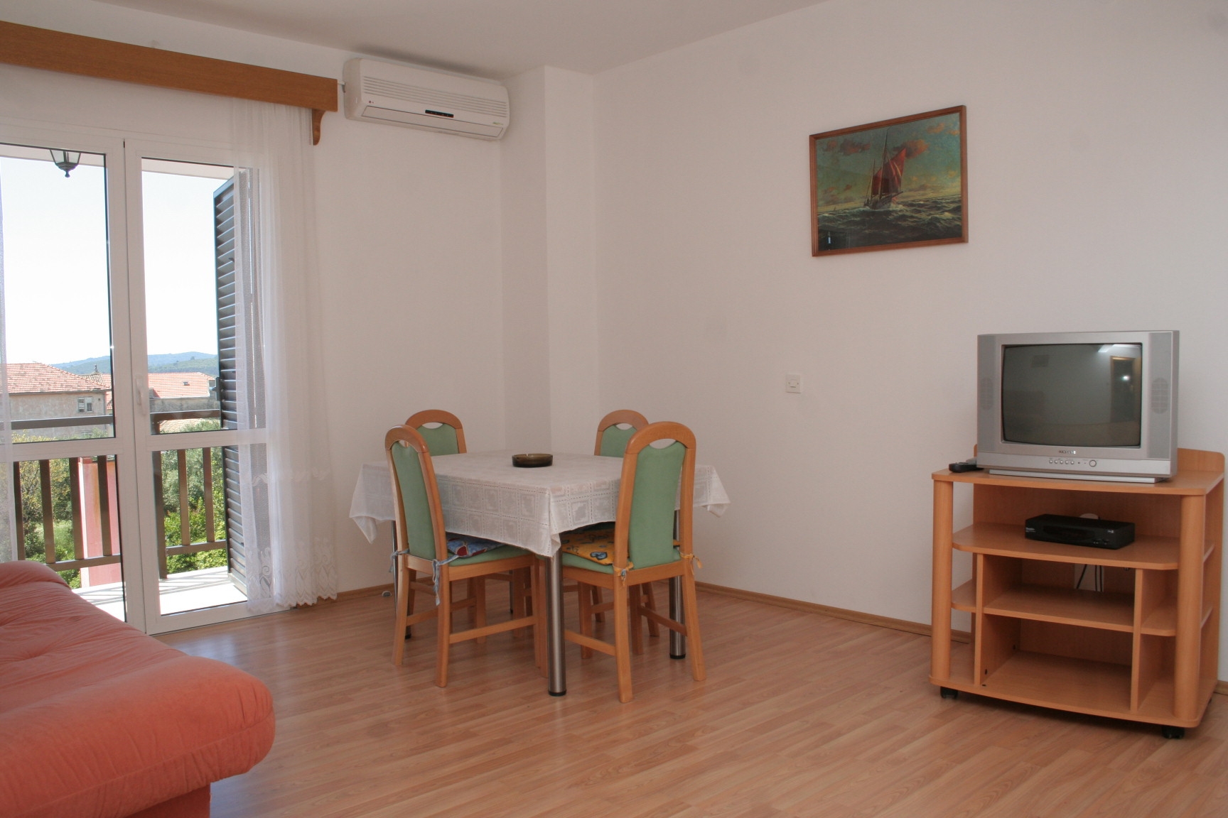 One bedroom apartment with balcony and sea view Orebić, Pelješac  A-d
