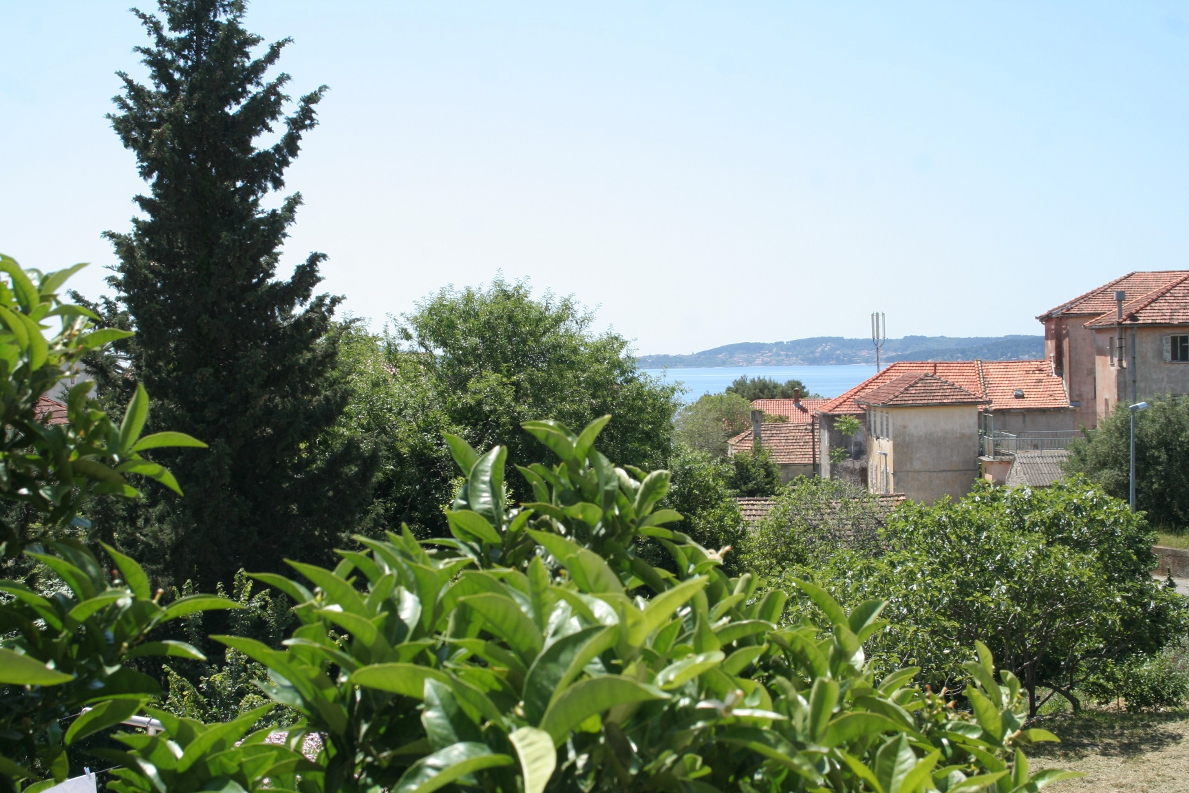One bedroom apartment with balcony and sea view Orebić, Pelješac  A-f