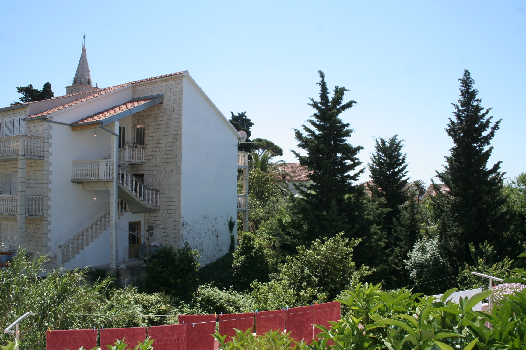 One bedroom apartment with balcony and sea view Orebić, Pelješac  A-f