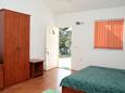 Mokalo, Bedroom in the studio-apartment, air condition available and WiFi.