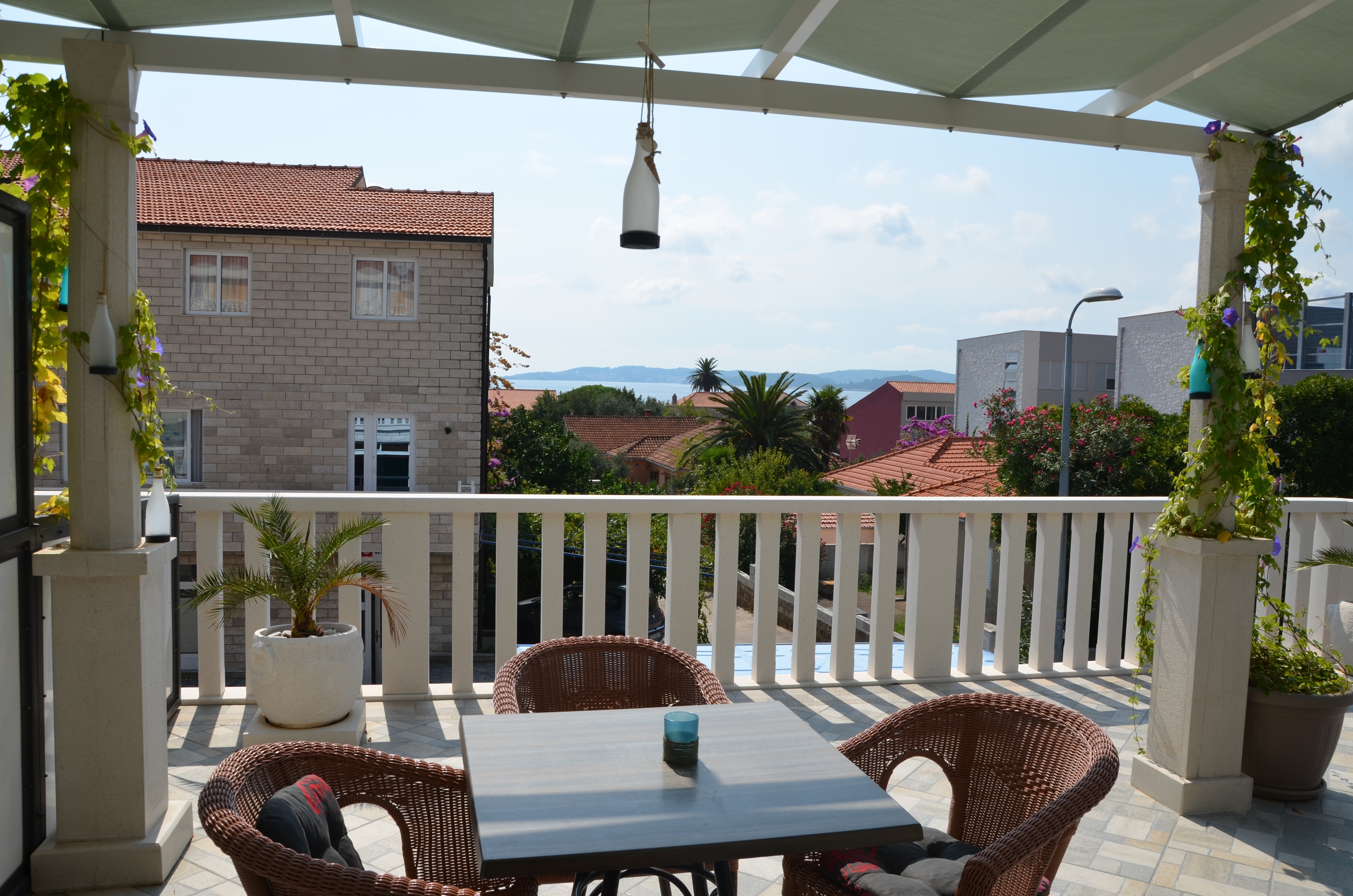 One bedroom apartment with terrace and sea view Orebić, Pelješac (A-4500-d)