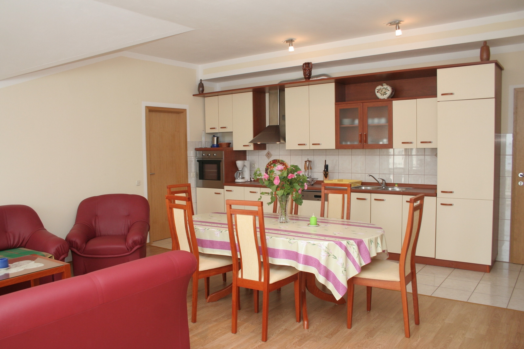 Two bedroom apartment with balcony and sea view Orebić, Pelješac (A-4519-a)