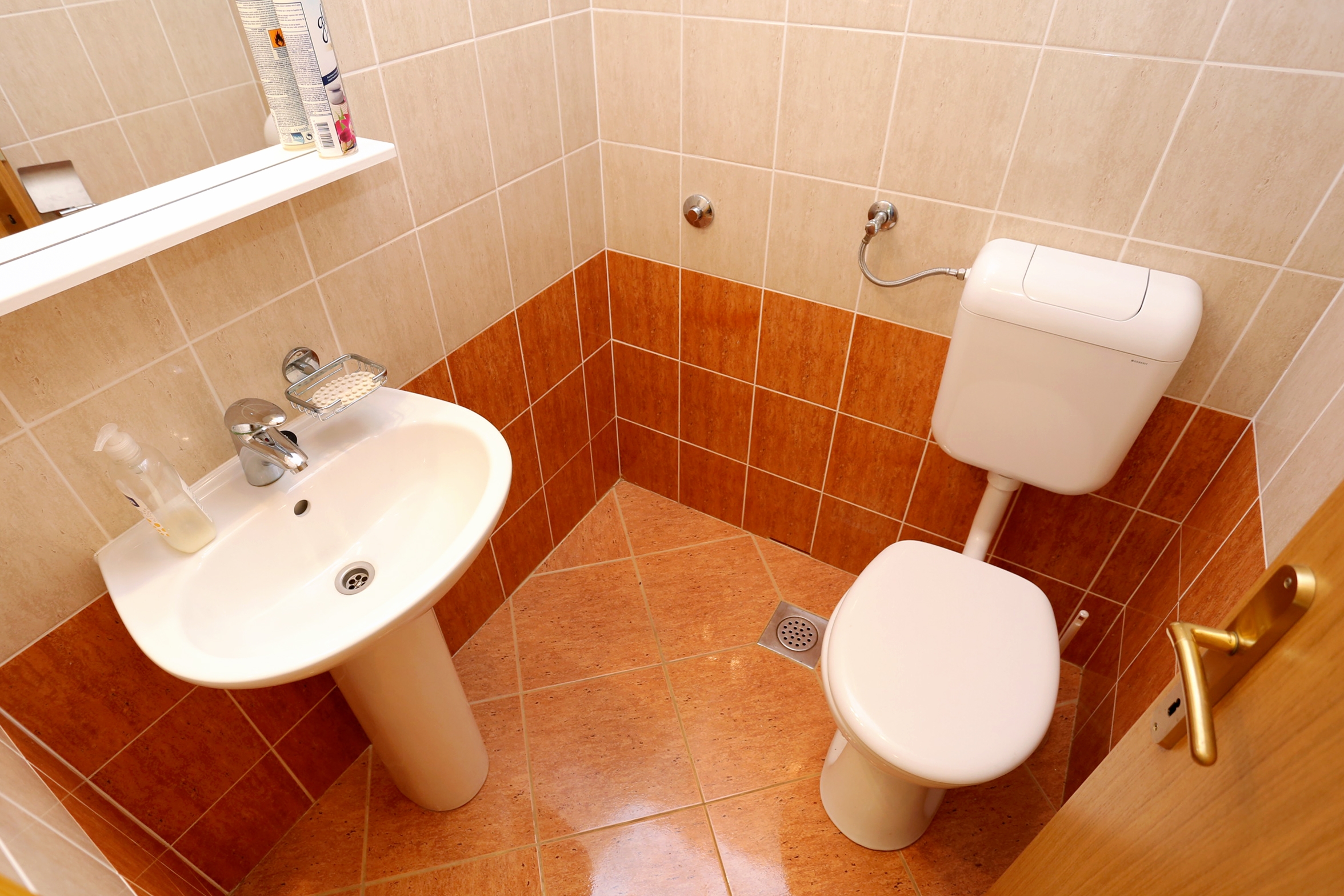 One bedroom apartment with terrace Orebić, Pelješac  A-b