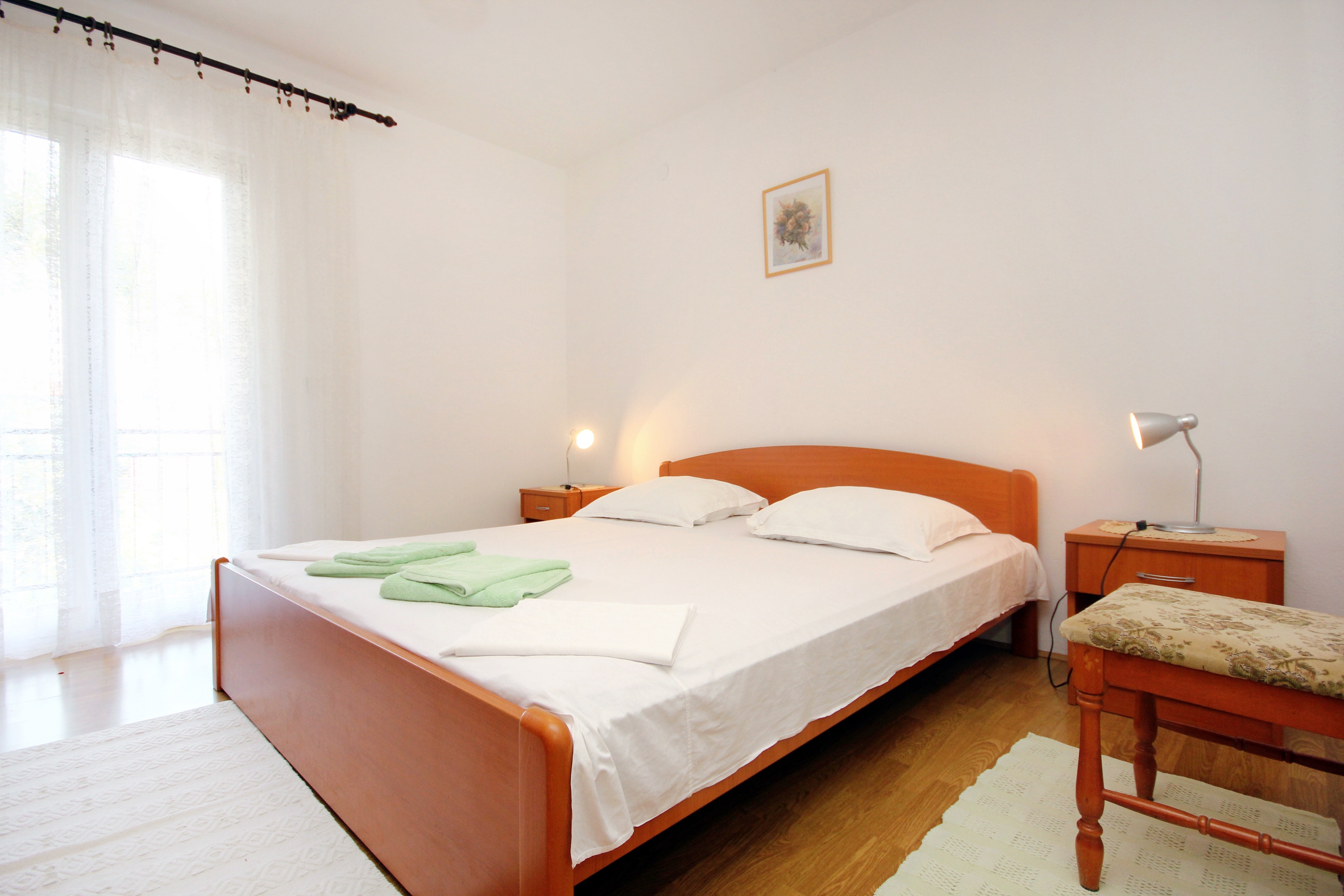 Three bedroom apartment with terrace Orebić, Pelješac  A-a