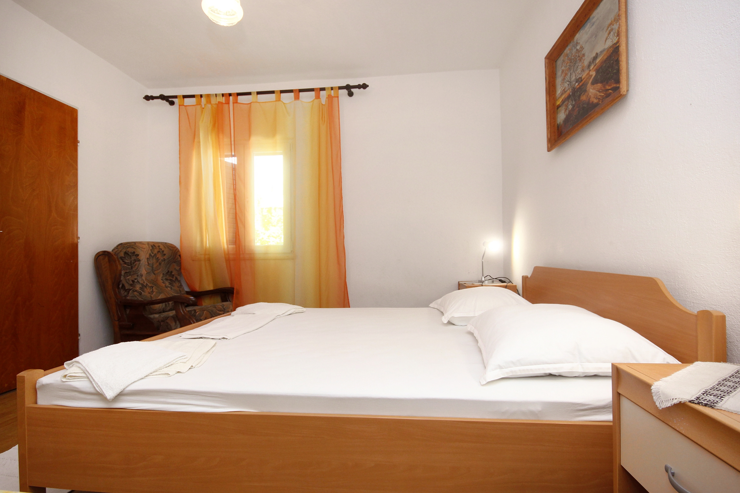 Three bedroom apartment with terrace Orebić, Pelješac  A-a