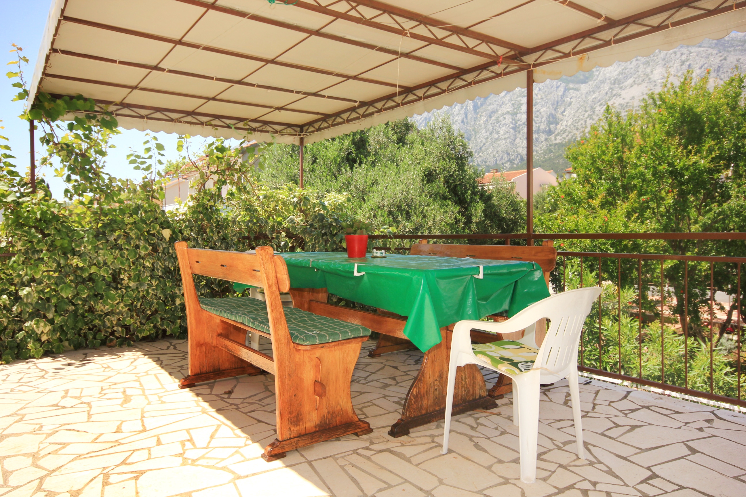 Three bedroom apartment with terrace Orebić, Pelješac  A-a